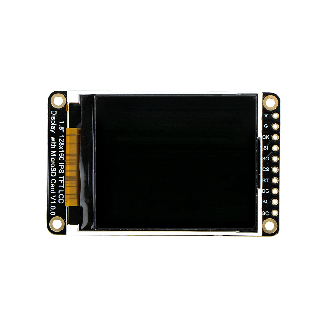 Fermion: 1.8" 128x160 IPS TFT LCD Display with MicroSD Card Slot (Breakout) By DFRobot